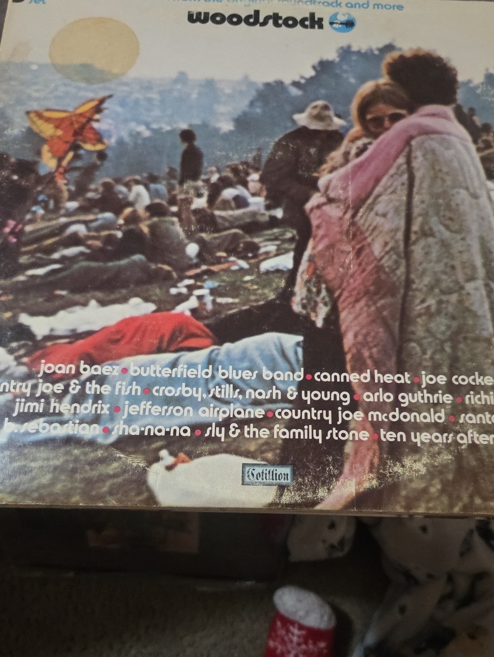 WOODSTOCK : ORIGINAL 3 ALBUM SET. GOOD CONDITION.RARE FIND